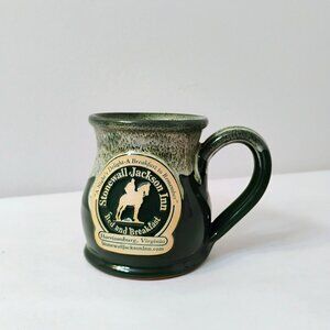 Deneen Pottery Stonewall Jackson Inn Coffee Mug Harrisonburg VA Hand Thrown 2017